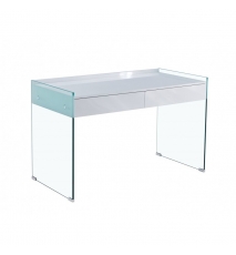 Mesa DUBAI, mueble a izquierda, cristal, 160x80 cms