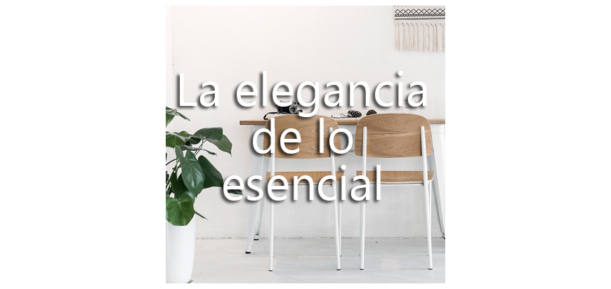 LA ELEGANCIA DE LO ESENCIAL